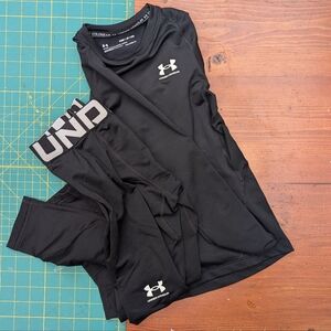 Under Armour Youth Coldgear Set